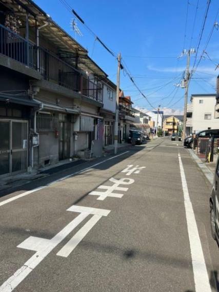 現況写真 前面道路です。