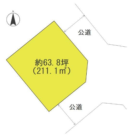 区画図 【区画図】駐車2～3台対応。ご夫婦で車を持っている際や車での来客時も安心です！