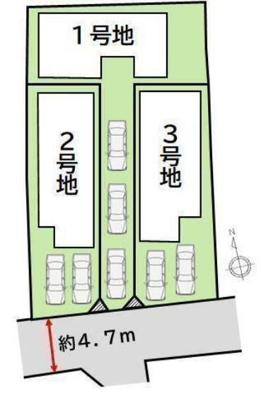 区画図 区画図 限定3区画