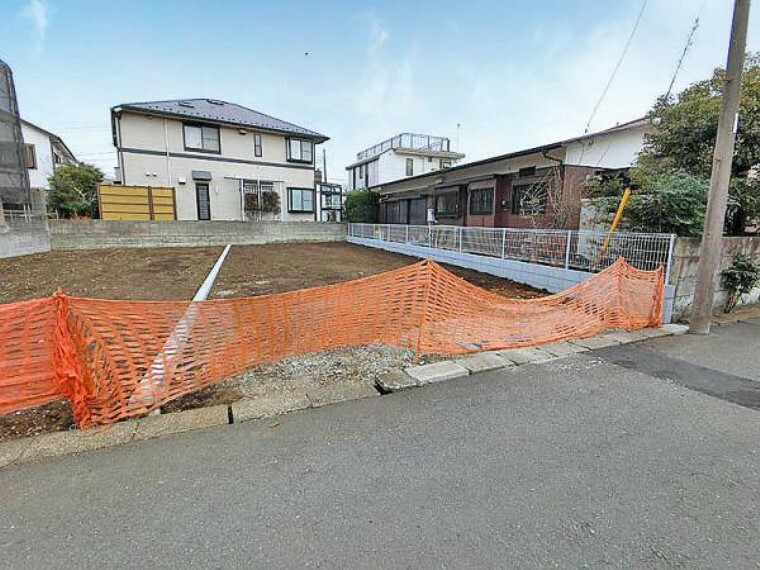 現況写真 土地39坪以上、多彩なプランが可能な広さ