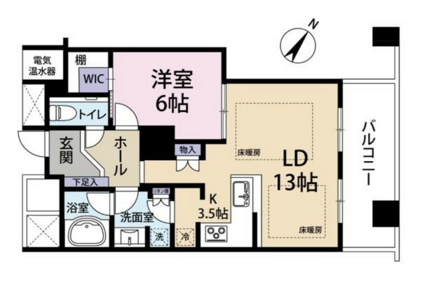 間取り図 間取り:1LDK