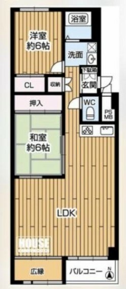 間取り図 間取り:2LDK