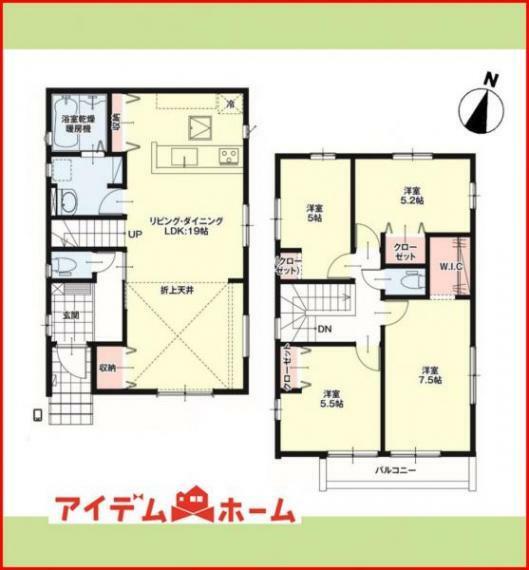 間取り図 1号棟　間取り図　