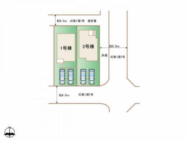 区画図 【間取り図・図面】区画図