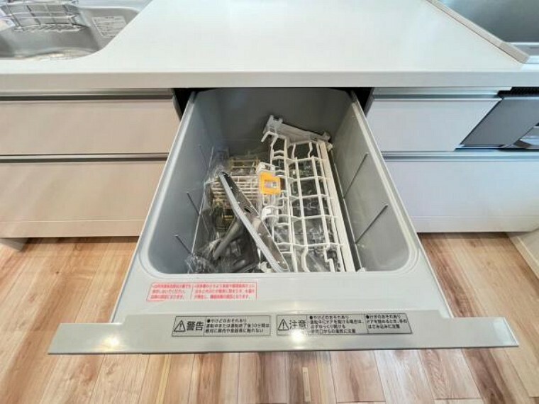 （設備）食洗機付きで毎日の食器洗いの負担を軽減します〇
