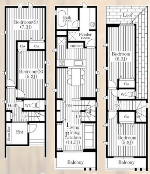 間取り図 【戸建て】間取り図