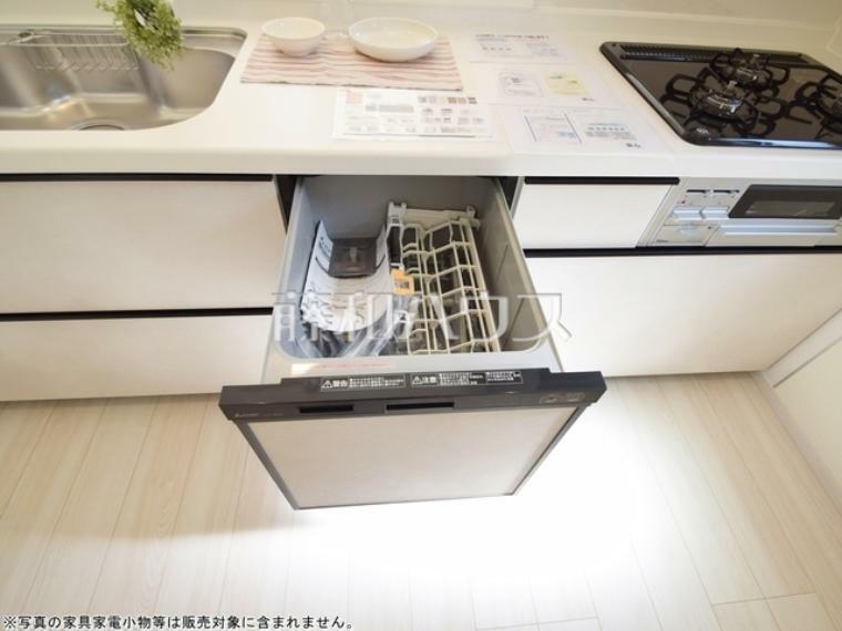 キッチン 3号棟　キッチンには家事時間を短縮する食洗機付き。　【練馬区石神井町6丁目】