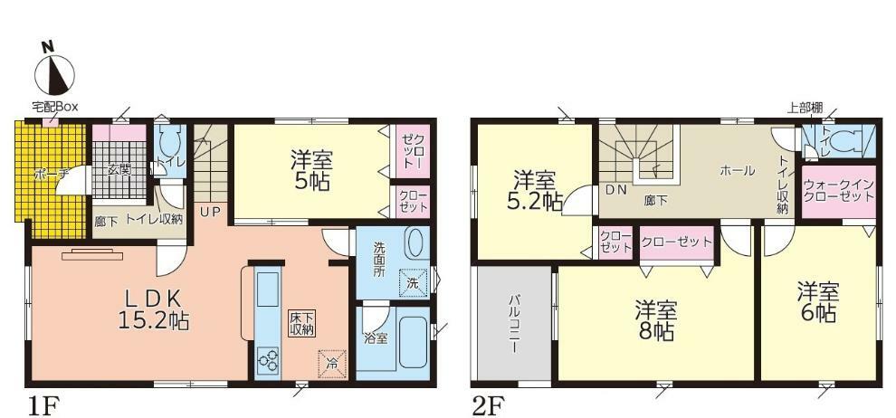 間取り図 5号棟　4LDK