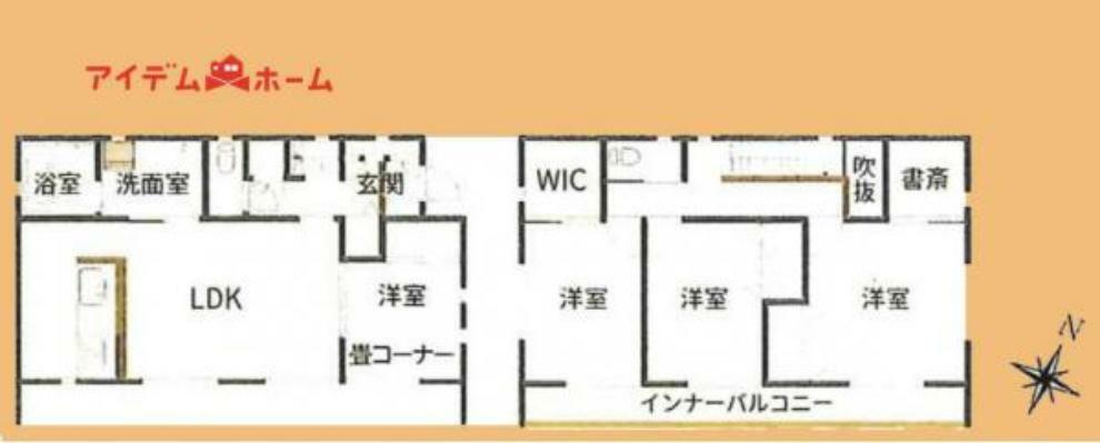 間取り図 2号棟間取り