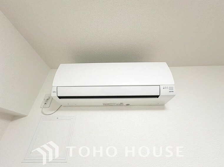冷暖房・空調設備 新規エアコン1台設置済ですので初期費用を抑えたお住まい購入ができる物件です。