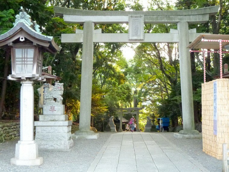 周辺の街並み 谷保天満宮