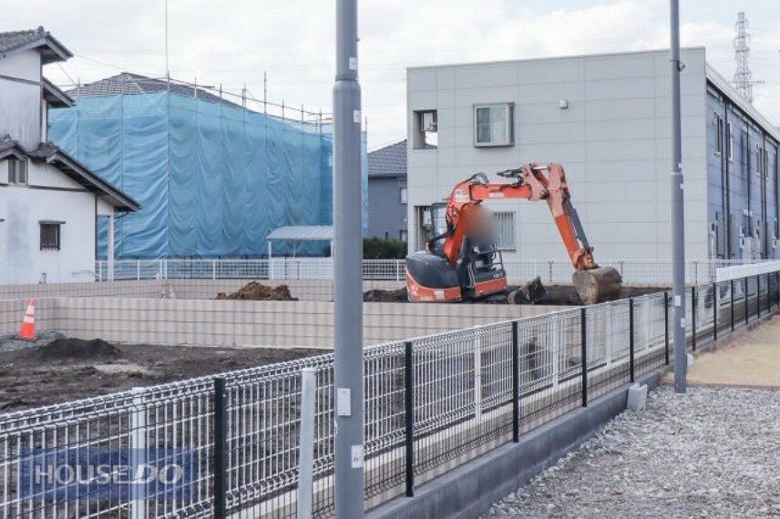 現況外観写真 【現地写真】建築中。