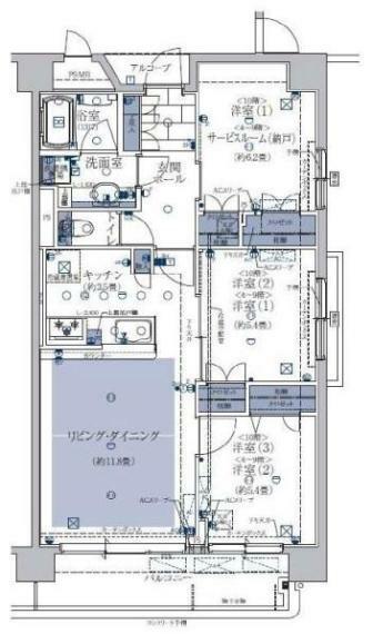 間取り図 間取り:2SLDK