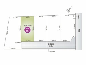 北本市中丸4丁目　5区画　B号地