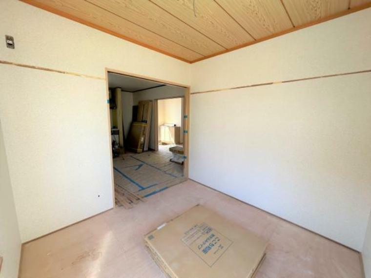 リフォーム中　5/25更新】1階のリビングに隣接する和室です。畳は琉球畳に交換しますのでオシャレな雰囲気になります。