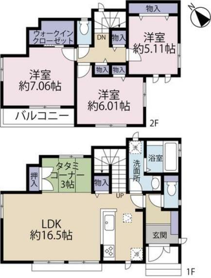 間取り図 間取図です