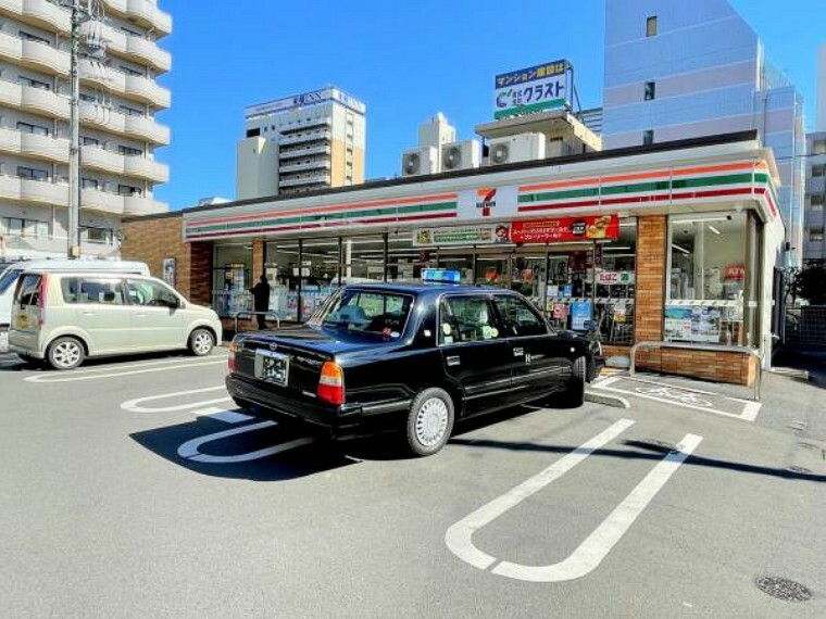 コンビニ 【セブンイレブン　厚木旭町西店】60m　駅から近いです。駐車場もあるので便利です。