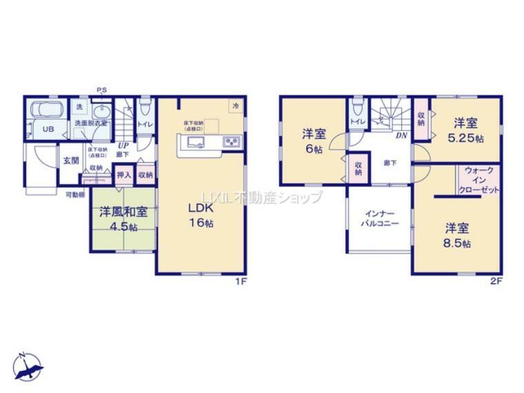 間取り図 【間取り図】間取り図です。