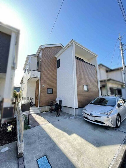 外観写真 【ポラスの仲介】　志木市柏町2丁目カースペース2台可能なゆとりある住まい！建物面積30坪超！4LDKの住まい！