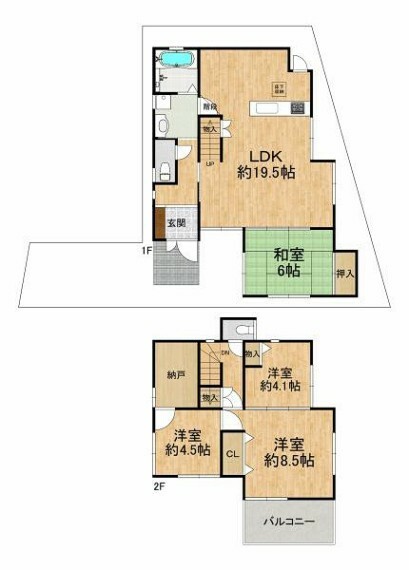 間取り図 間取り:4SLDK