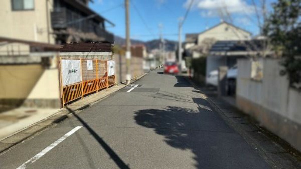 現況写真 前面道路です。