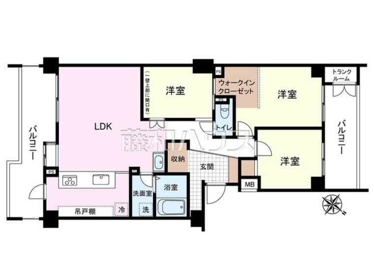 間取り図 間取図　【パークリッジ調布つつじヶ丘】