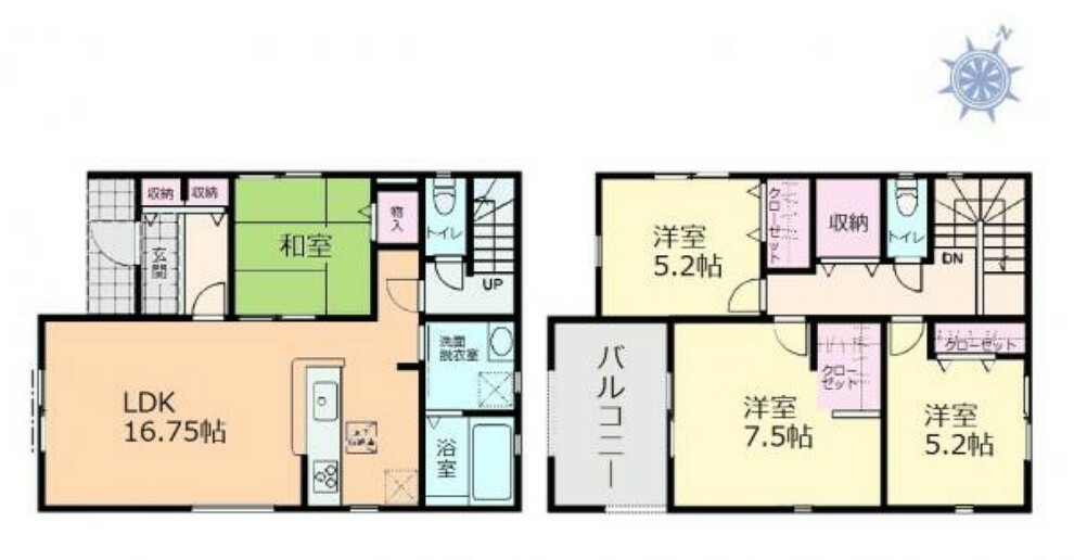 間取り図 ■暮らしの快適性を彩る設備充実の新築戸建！