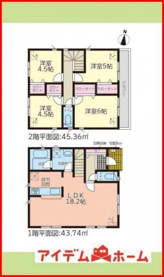 間取り図 1号棟　間取り図　