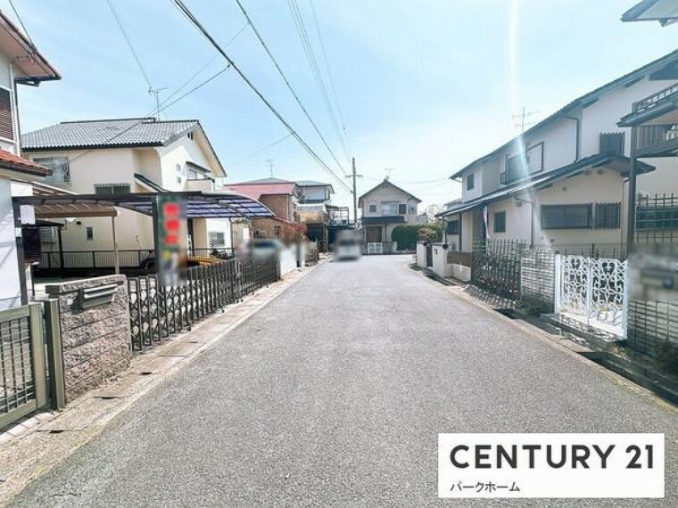 現況写真 【前面道路】 現地の前の道です！