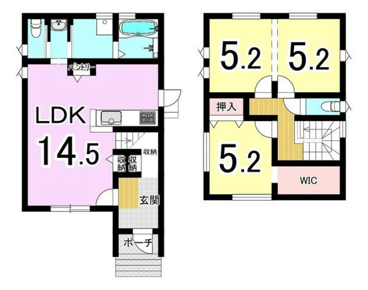 間取り図 【間取り】3LDK＋WIC