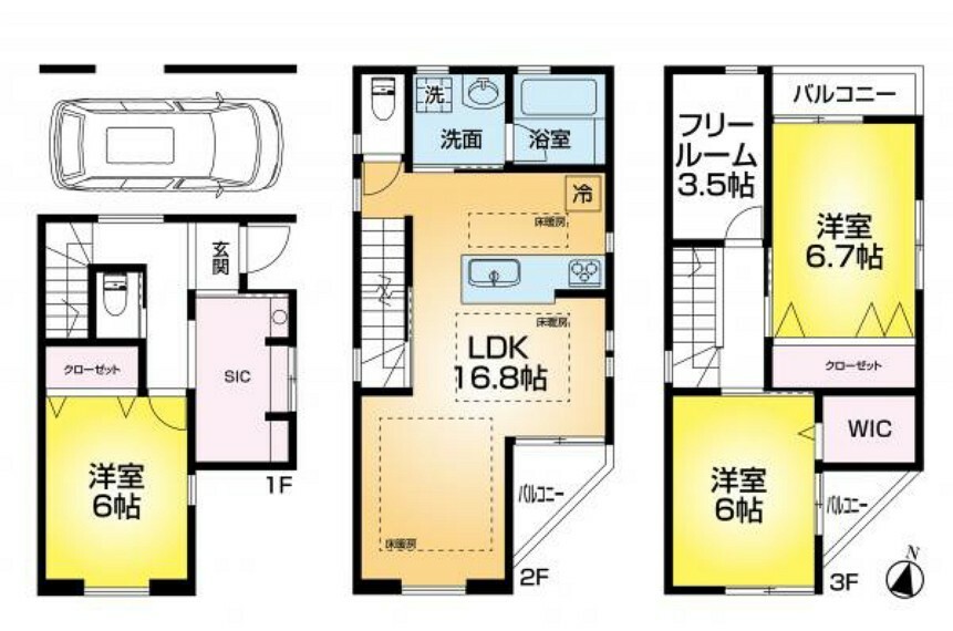 間取り図 【間取り図・図面】間取り図