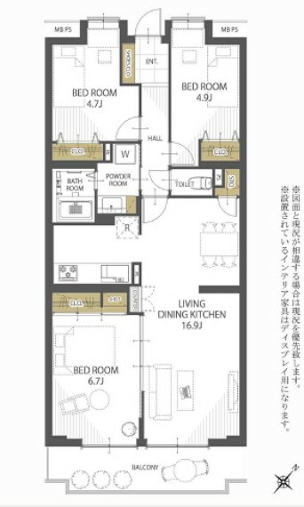 間取り図 3LDK