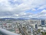 眺望 25階ならではの眺望です。 岡山市内が見えますね。