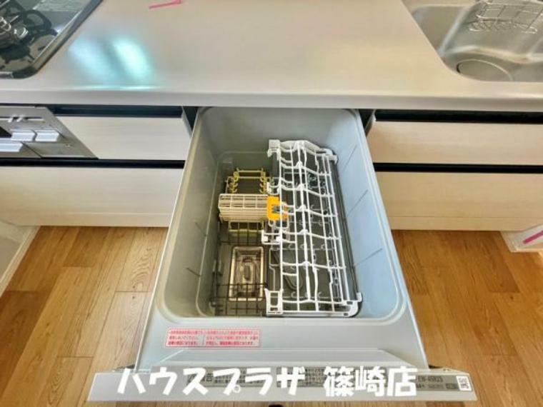【食洗機】家事の時短に役立つ食洗機！水切りとしてもご使用ください。