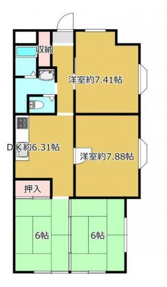 間取り図 間取り図です。