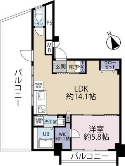 間取り図 間取図です