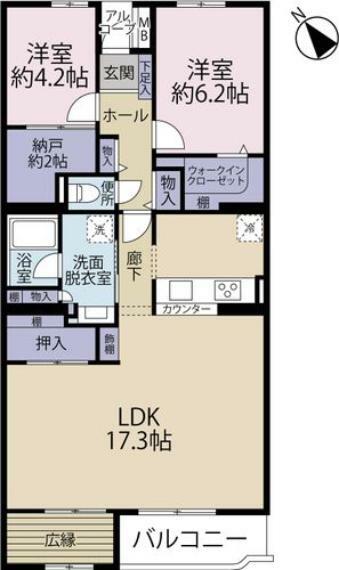 間取り図 間取図です