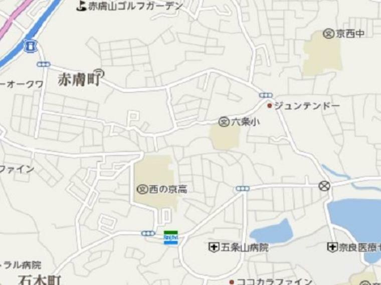 土地図面 現地案内図