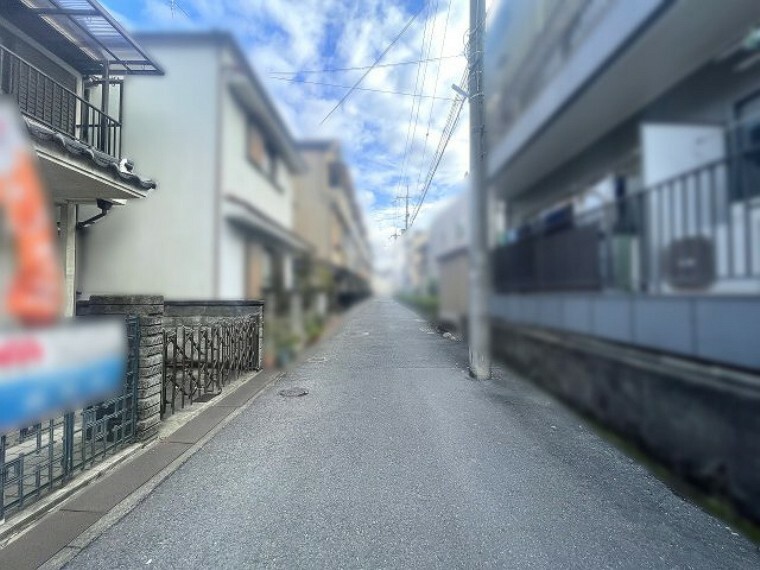 現況写真 前面道路含む現地写真です