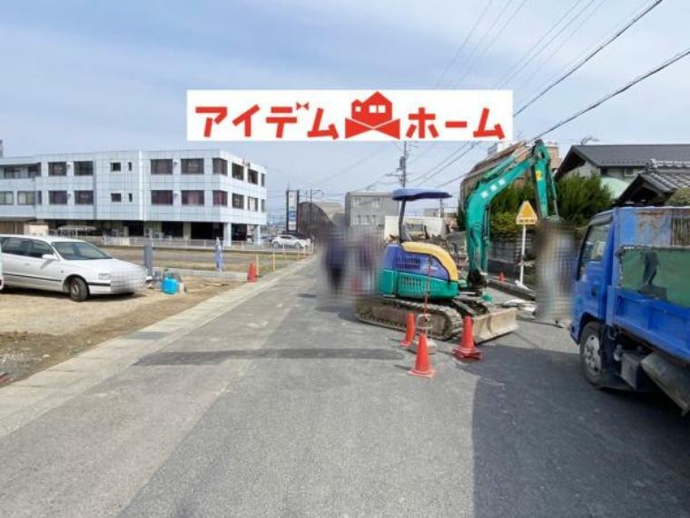 現況写真 前面道路 2024年3月19日撮影