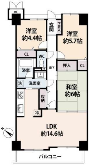 間取図※現況を優先とします