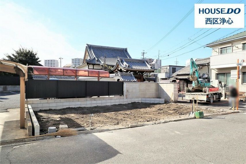 現況写真 2月28日撮影 近隣に同メーカーの完成建物がございますので、いつでもご案内可能です 当日のご案内もOK！ 平日はお仕事帰りの時間でもOK！