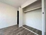 収納 居室にはクローゼットを完備！自由度の高い家具の配置がかなうシンプルな空間です。