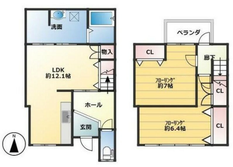 間取り図 間取り:2LDK