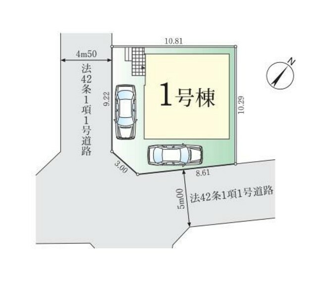 区画図 教育施設やスーパーが充実したエリア