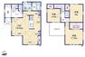 間取り図 LDKは広々18.8帖、住まう人の快適性を追求した空間設計の3LDK＋車庫