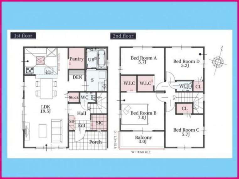 間取り図 ●2号棟間取り●