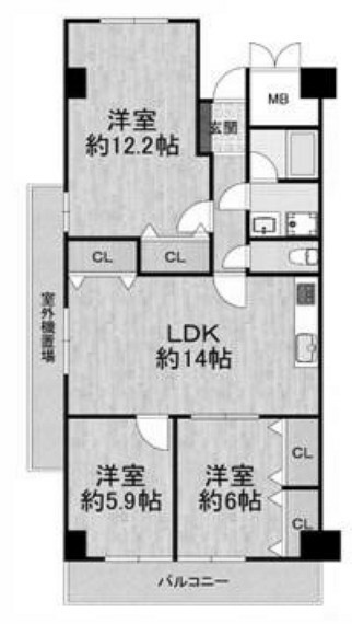 間取り図 3LDK