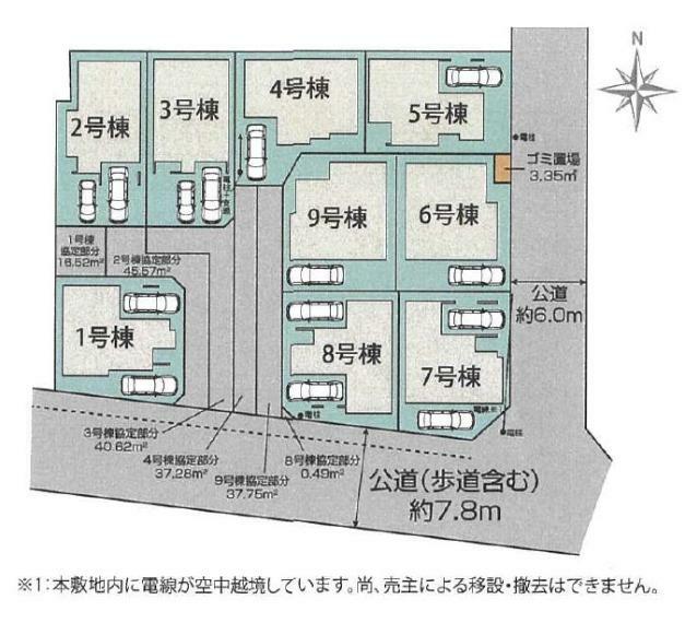 区画図 対象地:2号棟