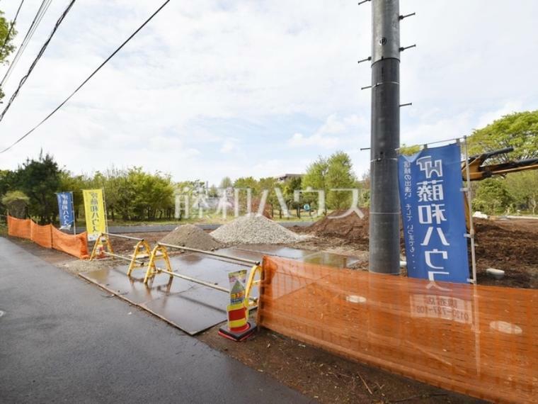 現況写真 現地写真（造成中）　【調布市深大寺北町1丁目】